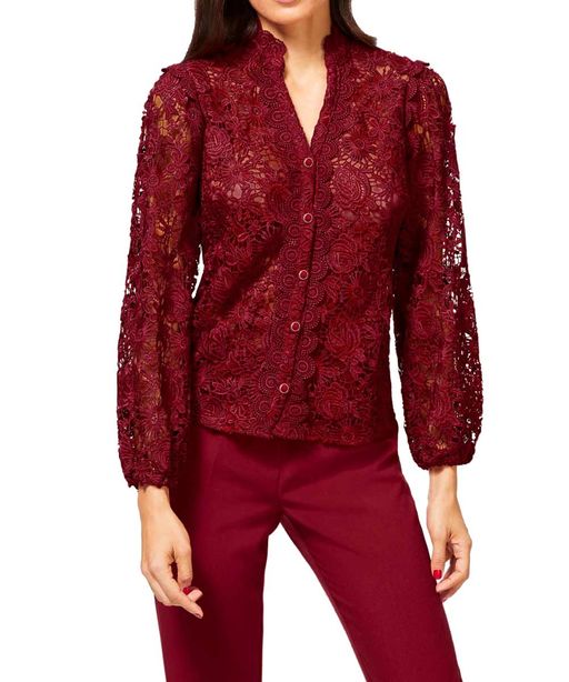 Блузка, вишневая - Heine фото 5