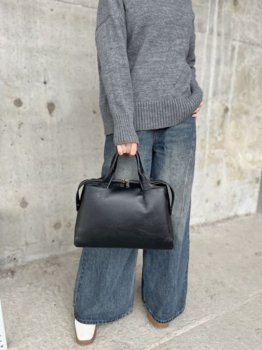 Женская кожаная сумка тоут 3120 Блек