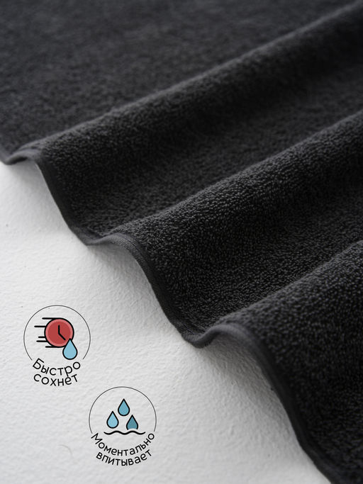 Полотенце махровое банное большое Софатекс 70 * 140 для ванной и бани bs