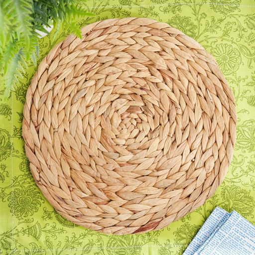 Салфетка сервировочная для стола D 30 х 1 см., водный гиацинт - Simaland фото 2