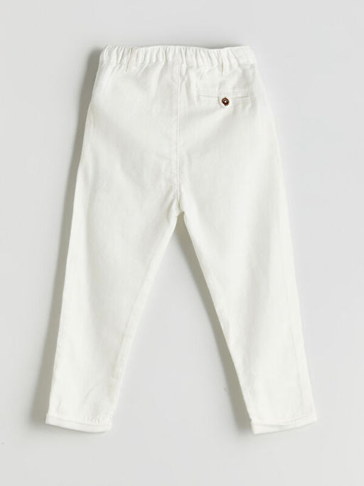 Beli Lastikli Keten Kar???ml? Erkek ?ocuk Pantolon