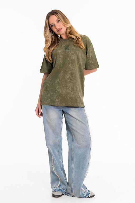Футболка М324234Тд хаки - Елена фото 3