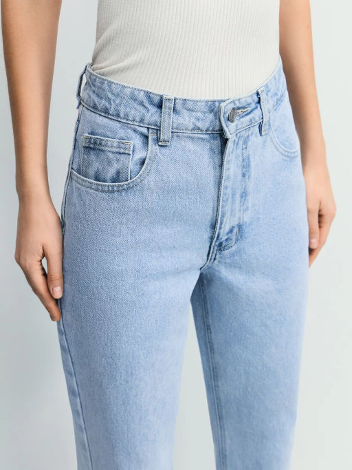 Джинсы straight с высокой посадкой / Zarina  фото 5