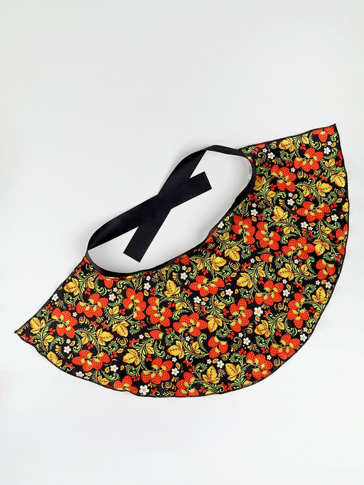 Карнавальный набор «Девица-красавица»: воротник, баска с клубникой