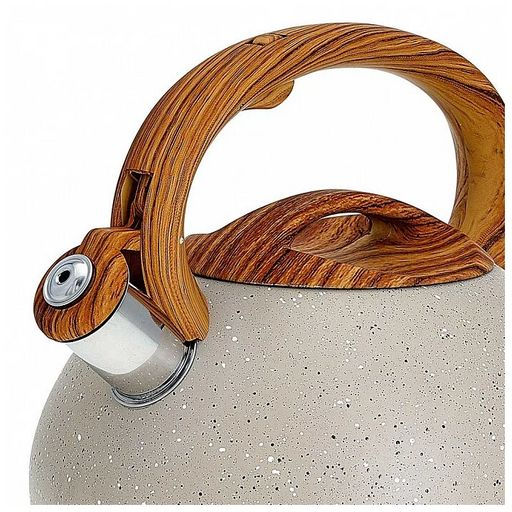 Чайник нерж.сталь со свистком 3,0л индукционное дно AK-522 - Delta фото 5