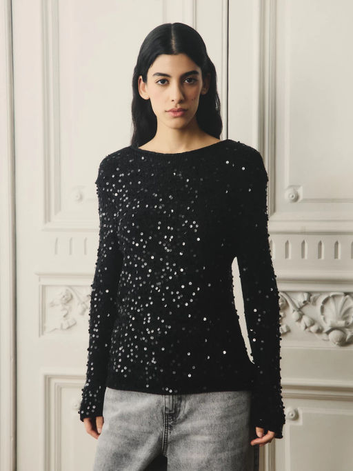 Джемпер с пайетками / Zarina