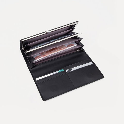Кошелёк на магнитах, цвет чёрный - Simaland фото 4