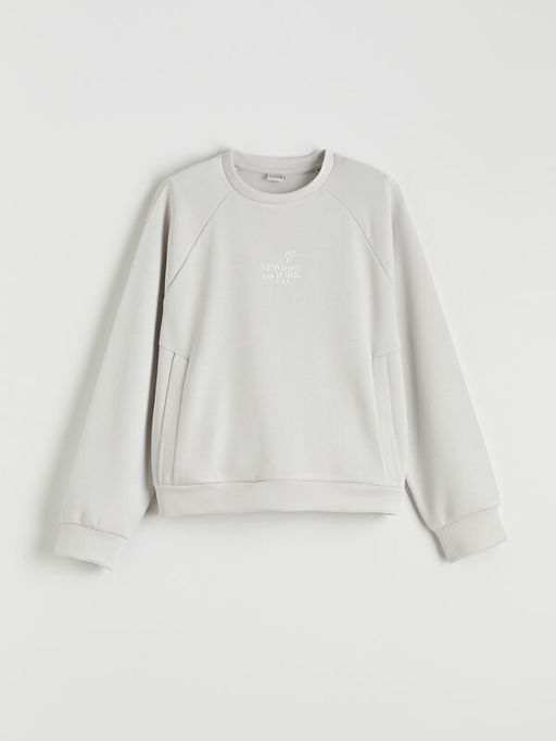 New York Bask?l? K?z ?ocuk Soft Touch Sweatshirt ve Tayt