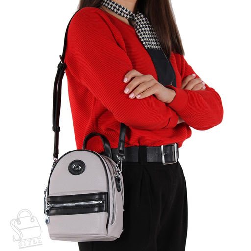 Рюкзак женский 69140 gray Velina Fabbiano-Safenta/30 в Новосибирске