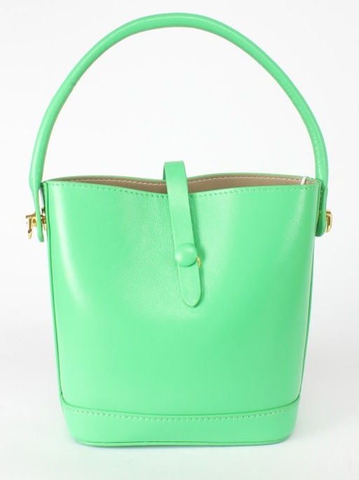 Сумка женская натуральная кожа GU 165-8226, 3отд, плечевой ремень, зеленый SALE 256003 - Adelia фото 2