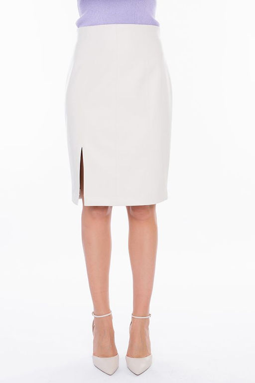 NOBBY, Юбка Ю4500Р-10(белый) (эко-кожа)  фото 3