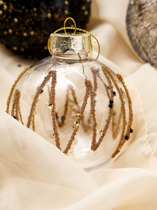 Ёлочные игрушки Шаннен, шары новогодние, d=8 см, 9 шт. созвездие - Зимнее волшебство фото 11