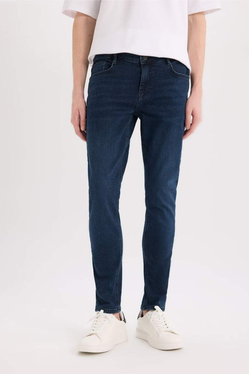 Carlo Skinny Fit Ekstra Dar Kal?p Normal Bel Ekstra Dar Paca Jean Pantolon - Defacto фото 2