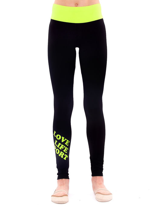 1710 Лосины с рисунком Love Life Sport из бифлекса - Chersa фото 7