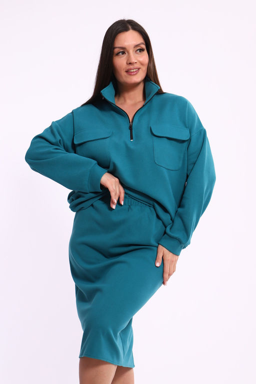 Женский костюм с юбкой 31930 - Натали фото 15