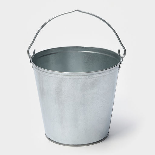 Ведро хозяйственное оцинкованное с ручкой, 9 л, d=26 см, h=23 см, ГОСТ