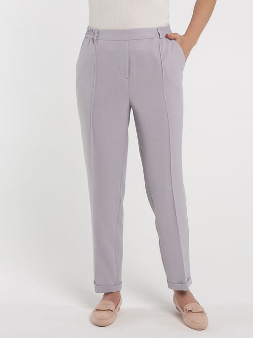 Брюки из легкой костюмной ткани (вишер, турецкий лен), со стрелками