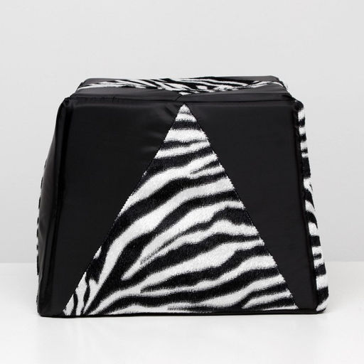 Дом-трансформер трапеция 43 х 43 х 34 см, расцветка зебра - Simaland фото 3