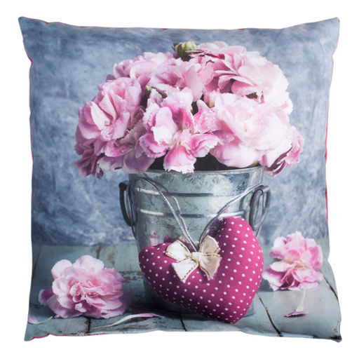 Подушка декоративная с фотопечатью 40х40 см, габардин, Мрамор - Традиция фото 2