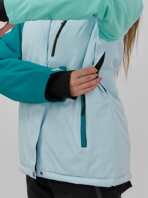 Горнолыжный костюм женский зимний голубого цвета 016Gl - Chunmai фото 16