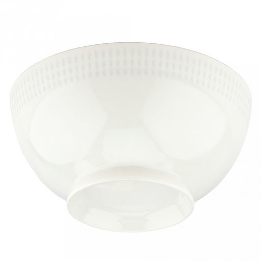 Облако Салатник фарфоровый 1,6л, д20,4см, h9,6см, на ножке, рельефный декор - голубой, отводка, белый (Китай) - Домашняя мода фото 3