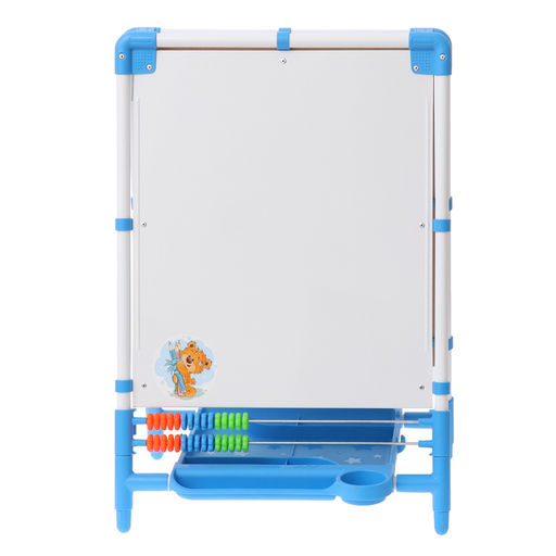 Мольберт детский двусторонний «Доска знаний», регулируется по высоте, учебные принадлежности, голубой