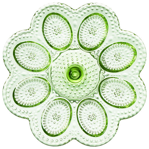 ПОДСТАВКА ДЛЯ 8 ЯИЦ SUNDAY GREEN НА НОЖКЕ 21*7 СМ - Lefard фото 2