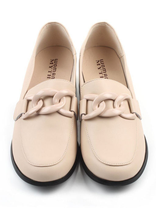 06-M27-35 BEIGE Туфли женские (натуральная кожа)