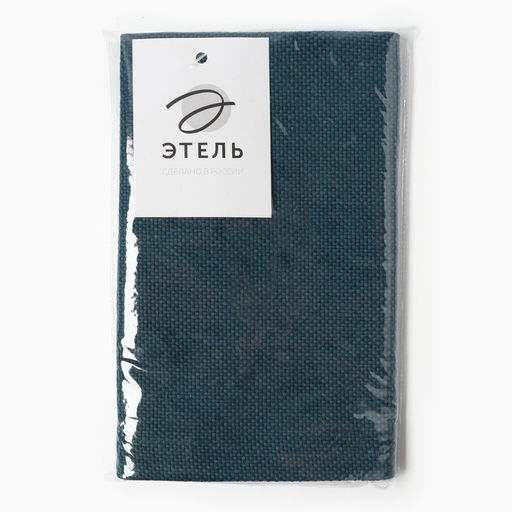 Салфетка «Этель» Minimalist design, 30×40 см, голубая, лён 54%, хлопок 46%, 500 г/м²