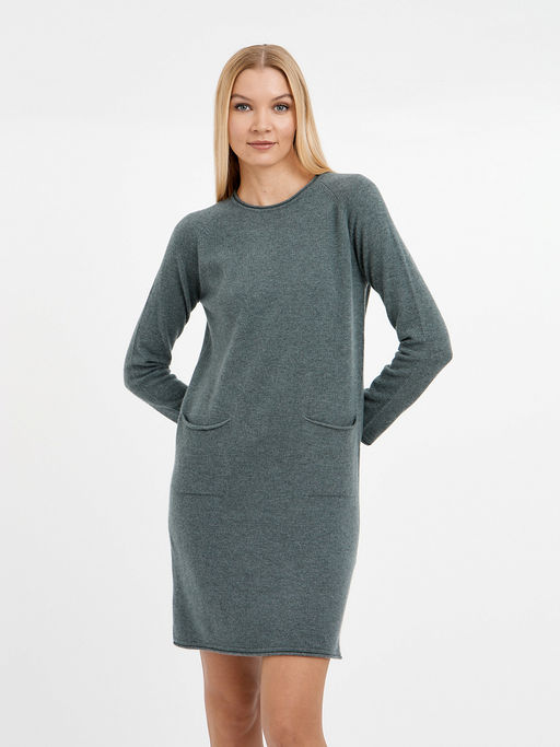 платье из шерсти с накладными карманами - Glenfield фото 4