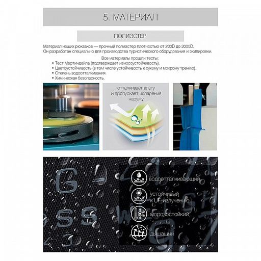 RU-802-31 Рюкзак - Grizzly фото 19