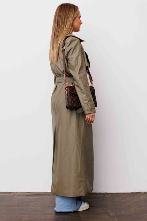 Плащ AURA 7036-164 олива