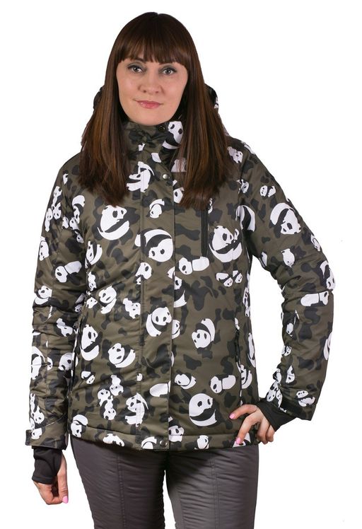 Женская Горнолыжная куртка Панда-1 Sportsolo.ru  фото 6