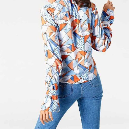 Блузка, пестрая - Patrizia dini фото 4
