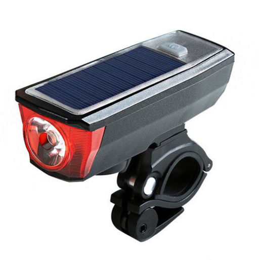 Фонарь передний COMIRON SUNPOWER корпус: ABS, IPX4; свет: T6, 350lm аккум: 2000 mAh USB сигнал 120Дб POWER BANK полная зарядка от солнца /уп 80/ - Галеонтрейд фото 8