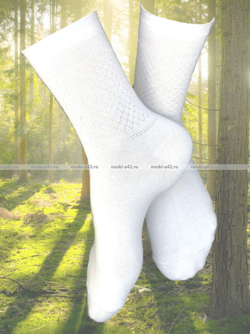 Цена за 5 пар.5 ПАР - ЮстаТекс носки женские 2с5 хлопок с лайкрой - 5 ПАР