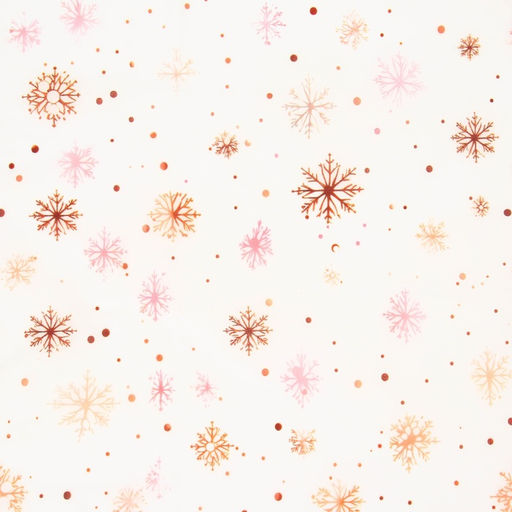 Цена за 20 шт. Бумага упаковочная тишью, новогодняя упаковка Снежинки на белом, 50?66 см - UPAK LAND фото 3