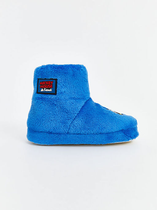 Mickey Mouse Bask?l? Pel?? Erkek ?ocuk Ev Botu