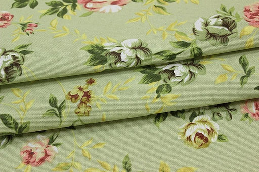 Ткань интерьерная Рауза цв.фисташковый с бежевым оттенком, ш.1.48м, хл-80%, п/э-20%, 265гр/м.кв - Купава фото 6