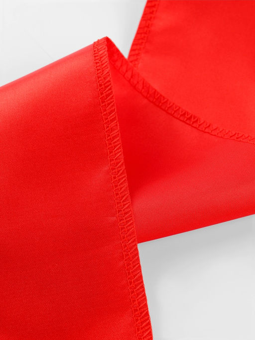 Кокошник карнавальный Народные узоры, красный