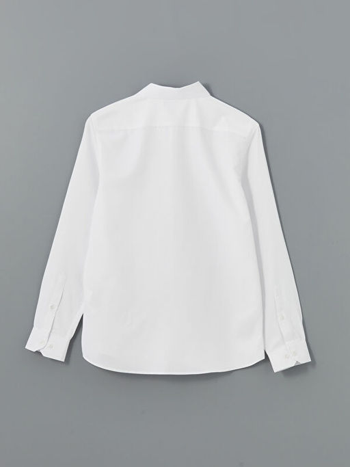 Slim Fit Uzun Kollu Gabardin Erkek G?mlek