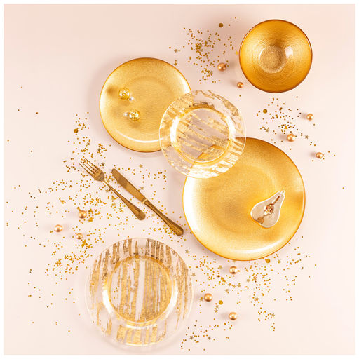 ТАРЕЛКА BOHEMIAGOLD 25СМ - Lefard фото 2