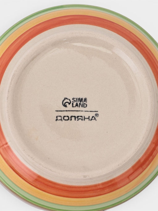 Салатники Доляна «Индия», набор 4 шт., 800 мл, 14.5×7 см, керамика, разноцветные