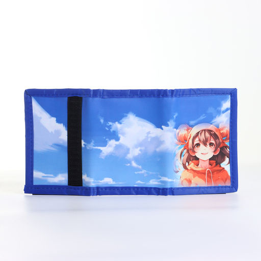 Кошелёк детский на липучке «Выбражулька», голубой