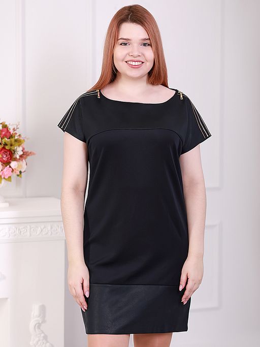 Платье нарядное с коротким рукавом - Almond фото 4