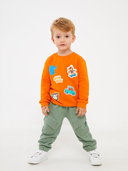 Beli Lastikli Basic Erkek Bebek Jogger E?ofman Alt - Waikiki фото 2