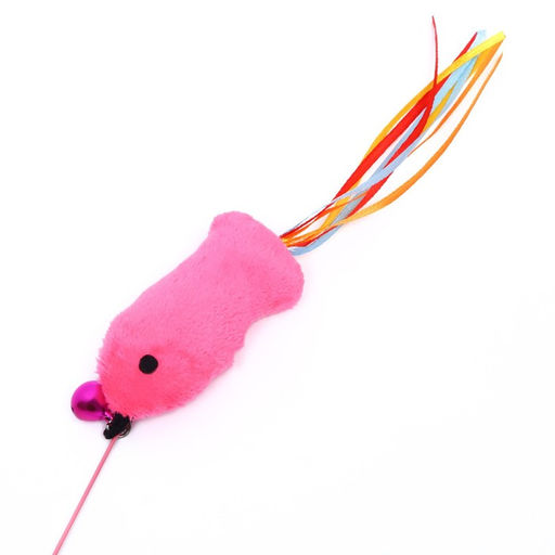 Дразнилка-удочка Рыбка, со стальной проволокой, 110 см - Пижон фото 3