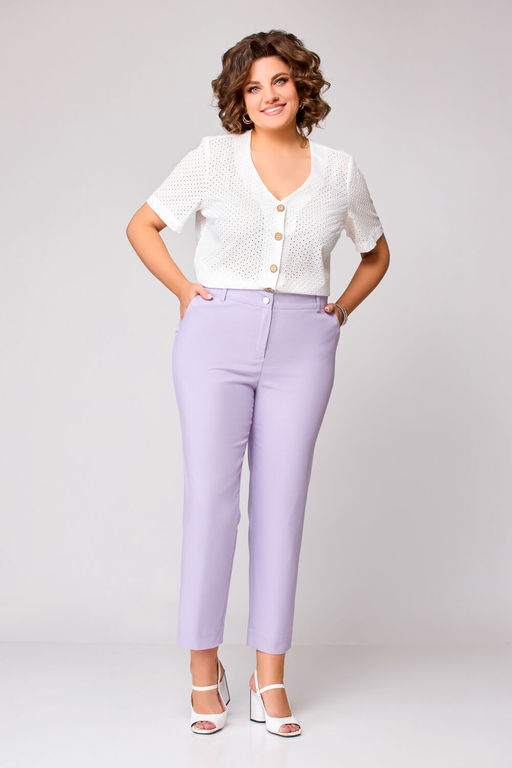 Блуза Swallow 803.2 черный+серебряный узор фото 391