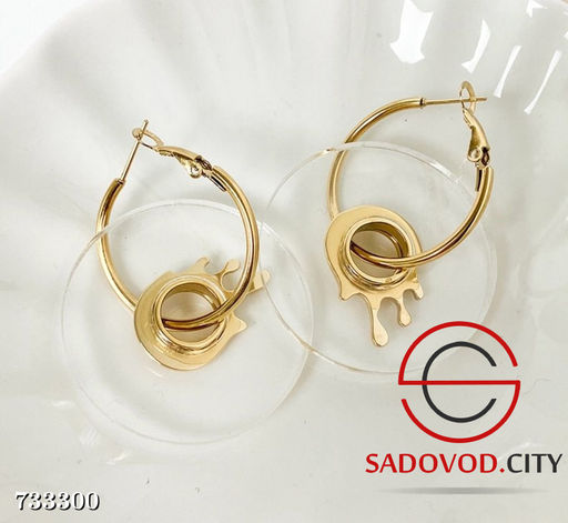 Плавящиеся серьги кольца женская - Bruno фото 2