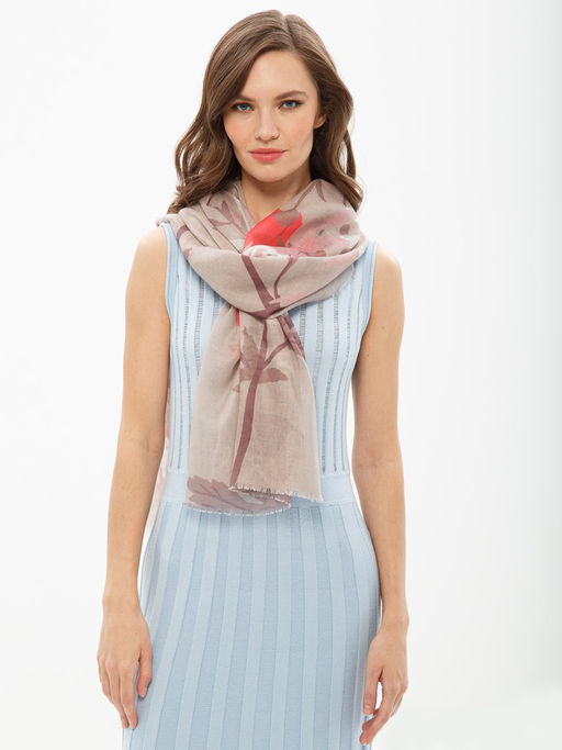 Палантин жен. хл+шелк 90х190 LSI22-110-05